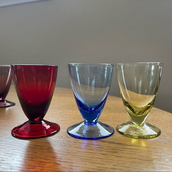 Château Orleans Multi Color Glass Cordial Decanter with Stopper Set - Picture 7 of 16